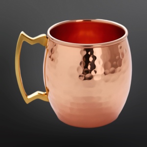 Calidad superior Grado superior Cóctel Reino Moscú Mula Taza de cobre Alta demanda Venta caliente Taza Tazas de metal de vidrio - Product Image 5