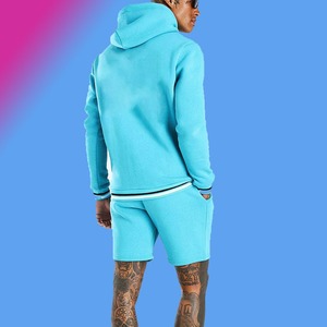 ชุดฟิตเนส2026ผู้ชายกางเกงขาสั้นธรรมดาชุดออกกำลังกายวิ่งและชุดกีฬาชุดฟิตเนส2ชิ้นโอเวอร์ไซส์ OEM - Product Image 6