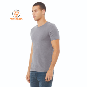 100% coton lourd basique t-shirt pour hommes coupe régulière à manches courtes Logo personnalisé respirant Streetwear Anti-rides solide - Product Image 2