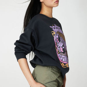 Offre Spéciale femmes coton Polyester Sublimation polaire pull couleur personnalisée sweats nouvelle conception populaire imprimé Techniques - Product Image 3