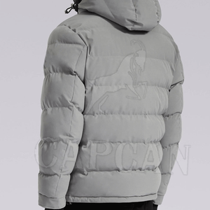 Vestes de veste à bulles à fermeture éclair à manches longues avec veste à bulles imperméable de Pékin personnalisée pour garçon - Product Image 3