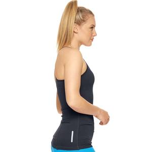 Respirant en gros Logo personnalisé haut de sport en coton col rond femmes débardeur - Product Image 3