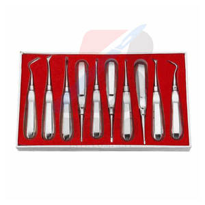 Juego de elevador de raíz Dental de alta calidad, 10 Uds., instrumentos de ortodoncia para extracción de dientes, herramientas quirúrgicas Bexpo - Product Image 3