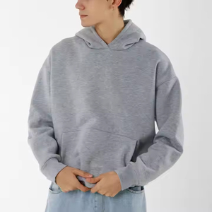 Sweat à capuche brodé avec cordon de serrage, poche kangourou, plusieurs couleurs et tailles, chaud pour l'hiver/l'automne, 100% coton, streetwear oversize - Product Image 4
