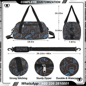 Zapatillas de deporte de poliéster impermeables, bolsa de lona para viajes y entrenamiento, almacenamiento de zapatos, bolsa de lona de baloncesto - Product Image 6