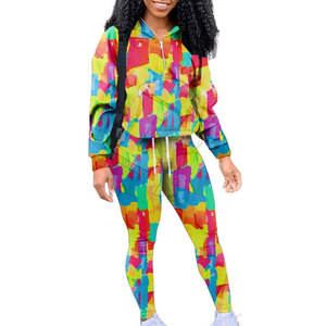 Chándal de sublimación de mujer de moda superior con ajuste de material suave y duradero y excelente comodidad para uso diario - Product Image 1