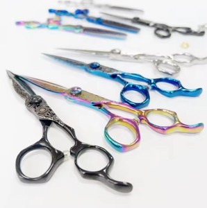 Tijeras de Peluquería Profesionales de Acero Japonés 440c, Juego de Tijeras de Salón, Damasco, Titanio, Mizutani, para Corte de Cabello - Product Image 6