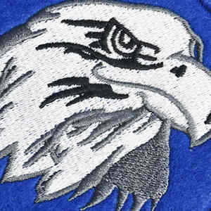 High Quality Customized Badge Embroidered Garment Patches Low Price Merrow Border Embroidery Patches - Product Image 4