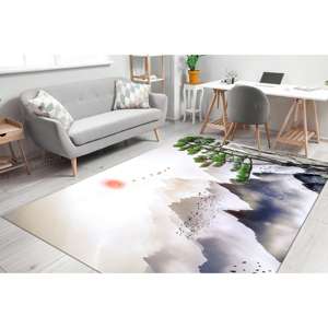 Tapis imprimé : Tapis de style campagnard, Tapis de montagne, Tapis d'escalier, Tapis doux à poils - Product Image 1