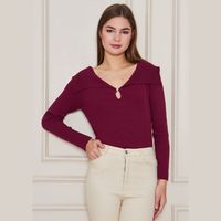 Jersey de punto acanalado para mujer, suéter con cuello chal, ropa larga informal para verano, otoño e invierno, transpirable, patrón anticontracción