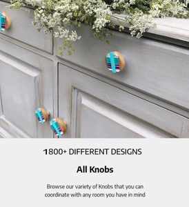 Calidad de exportación Micky Mouse Metal cubierta de cristal muebles cocina puerta armario cajón perillas y tirador [MC 50] - Product Image 3