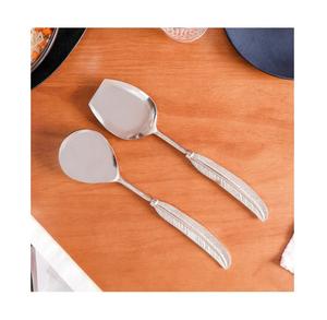 Vente chaude directe ensemble de couverts en bois en acier miroir personnalisé avec du bois massif fait polonais fini couverts en bois fabriqués à la main - Product Image 1