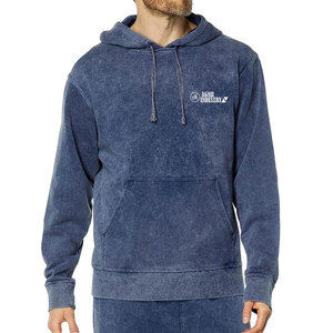 Sudaderas con Capucha de Invierno para Hombre, Diseño Personalizado, al por Mayor, Lavado Ácido, 100% Algodón, Ecológicas, Transpirables, de Alta Calidad, al Mejor Precio - Product Image 1