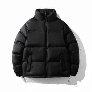 <b>Men's</b> Fashionable Casual Winter Hooded <b>Jacket</b> Custom Logo Front Thick Puffer Polyester Fiber with Zipper Closure Outdoor Warm - Product Image 6