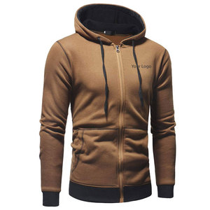 Nuevo diseño superventas sudaderas con cremallera bajo MOQ hombres sudaderas con cremallera venta al por mayor hombres cremallera sudaderas con capucha - Product Image 4