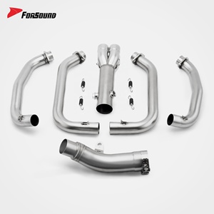 Sistema de Escape para Motocicleta Forsound, <span class=keywords><strong>Precio</strong></span> de Fábrica al por Mayor, Acero Inoxidable, Tubo de Conexión Central y Delantero, Juego Completo para Kawasaki <span class=keywords><strong>Z900</strong></span> - Product Image 2