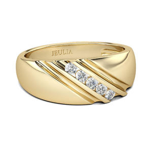 Conjunto de Joyería Jeulia Glimmering Affection en Plata de Ley Chapada en Oro de 18K para Regalo - Product Image 5