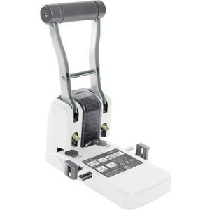 Perforatrice RAPESCO ECO P1100 en métal blanc/plastique ABS, capacité de 100 feuilles, 19 x 17,6 x 28 cm - Product Image 1
