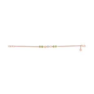 Pulsera de Cobre Chapada en Oro con Perlas y Diamantes, Diseño Bohemio de Cruz Religiosa, Regalo Moderno para Mujer - Product Image 5