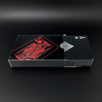 Jeu de cartes à jouer au poker étanche personnalisé de haute qualité avec logo personnalisé