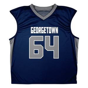 Jersey sin mangas Lacrosse con logotipo personalizado 100% poliéster uniforme impreso de alta calidad con nombre y número de Jugador - Product Image 1