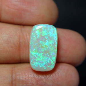 14.00 Carat Natural Australian Opal Cabochon Australian Green Fire Opal Crystal Opal <b>Loose</b> <b>Gemstone</b> Jewelry Making - Product Image 3