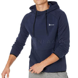 Sweats à capuche de fitness pour hommes sur mesure du fabricant d'usine direct Sweats d'hiver grande taille à la mode avec col à capuche - Product Image 2