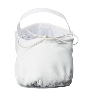 Vente en gros 2024 arrivage de chaussures de danse de ballet flexibles blanches en toile avec reliure élastique et rubans sur le devant à vendre - Product Image 2