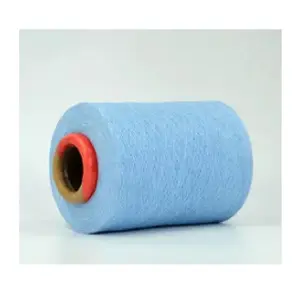 Yarn Cotton Customized Eco Friendly GRS Purple Blue Color Using Sustainable Composition Recycled Yarn from Vietnam