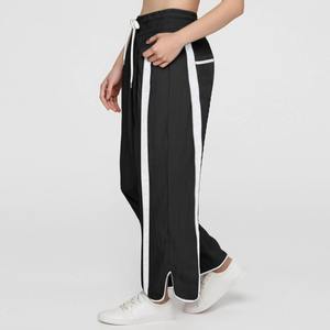 Pantalon de survêtement taille haute pour femme Pantalon de tous les jours en toile extensible confortable avec ceinture élastique et poches - Product Image 5