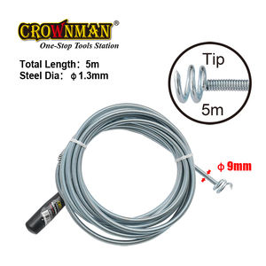 CROWNMAN strumenti idraulici strumenti di disostruzione quotidiana strumenti manovella fognatura a mano pulitore 3m 5m casa tubo di scarico pavimento - Product Image 3