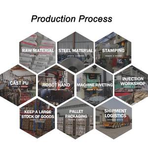 4 5 6 8 Zoll Heavy Duty Red Swivel <span class=keywords><strong>Caster</strong></span> 150mm PU Polyurethan Rollen mit Bremse - Product Image 3