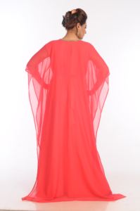 ผ้าคาฟทันแบบอิสลามงานปักผ้าจอร์เจียสีชมพู - Product Image 3