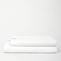 Juego de Toallas Desechables de Algodón de Alta Absorbencia y Secado Rápido, Tejido Waffle, Capa Interior Suave Sin Torsión, Ecológicas para Cara y Baño