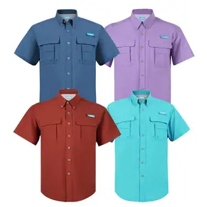 2024 Nieuwe Custom Ademende Polyester Vissen Shirts/Nieuw Ontwerp Goedkope Prijs Vissen T-Shirts/Heren T-Shirts