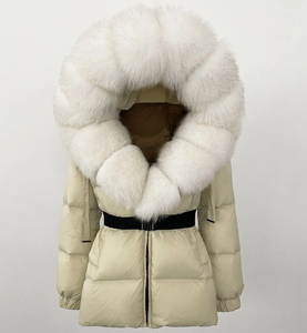 Chaqueta con cremallera para mujer a prueba de viento de primera calidad, elegante chaqueta de invierno al por mayor, fabricante de chaquetas acolchadas para mujer OEM - Product Image 2