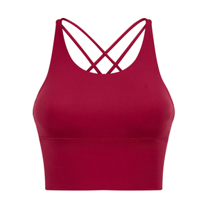Sujetador deportivo de alta calidad para niñas, ropa de yoga fitness, Sujetador deportivo de yoga con espalda cruzada cómoda - Product Image 6