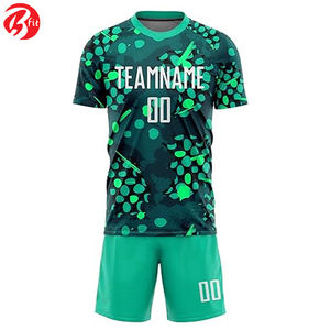 Concevez votre propre équipe porter l'uniforme de football adultes coupe automatisée chemises et hauts vêtements de football maillot de football - Product Image 2