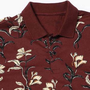 Tissu jersey bon marché en coton personnalisé pour polos pour hommes avec motif de lettres unique - Product Image 5