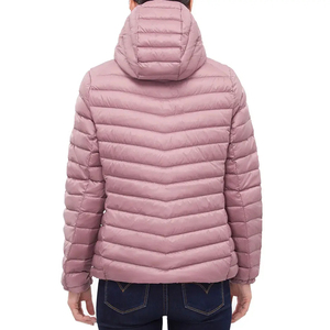 Venta al por mayor personalizada al aire libre ligero cálido pluma de pato logotipo personalizado poliéster estilo casual Chaqueta ligera para los hombres - Product Image 2