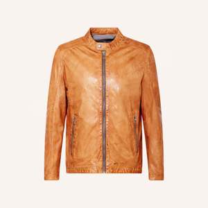 Veste en cuir véritable pour homme sur mesure OEM 2025 – Qualité supérieure, col montant en toile, hiver, fabriquée au Pakistan, respirante et à séchage rapide – Meilleure vente - Product Image 6