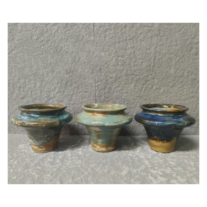Vase à fleurs en céramique pour <span class=keywords><strong>la</strong></span> décoration intérieure, vase de sol en céramique pour vintage rustique, vase de bureau pour plante - Product Image 6