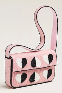 Sac à main élégant et luxueux fait à la main, design multicolore en forme de fraise, perles de verre, sac à main tendance pour femmes et filles, articles cadeaux en gros - Product Image 4