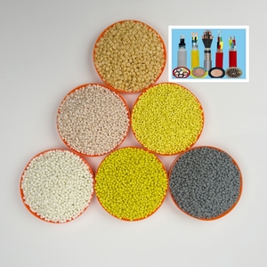 Granulés de polyéthylène réticulé, résistants aux hautes températures, antistatiques, pour câbles de couvertures chauffantes électriques - Product Image 1