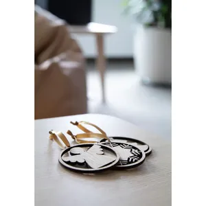 Palline e Decorazioni Natalizie a Forma di Fiocco di Neve Lundamo, Ornamenti per Albero di Natale Ecologici - Product Image 4