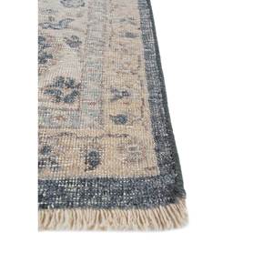 พรมขนสัตว์ถักมือ Erbe ขนาดใหญ่ 9x12 ฟุต ลายดอกไม้สีน้ำเงิน รูปทรงสี่เหลี่ยมผืนผ้า สำหรับตกแต่งบ้าน ห้องนั่งเล่น และรถยนต์-SKWL-544 - Product Image 4