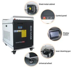 Laser-Rostentfernungsmaschine 500 W Impuls-Laser-Reinigungsmaschine entfernen Sie die Oxidschicht