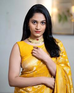 High Quality Heavy Jacquard Silk <b>Purple</b> color <b>saree</b> with sky Blue Border Sarees with Golden Big Jacquard Weaving Border - Product Image 3
