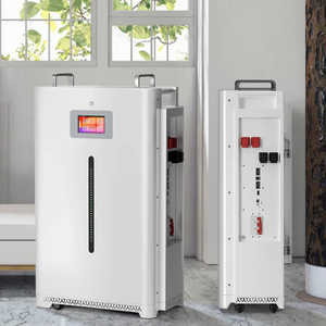 48V 51.2V Hybrid <b>Solar</b> <b>Generator</b> Grade 100Ah 15KWh BMS Lipo Battery Pack Home Energy Storage System Wall <b>Power</b> White My Store - Product Image 4