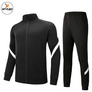 Stylish Men's Winter Sports <b>Zipper</b> <b>Jacket</b> Jogger Set Quality Fleece Hoodie with Hood Eco-Friendly - Product Image 1
